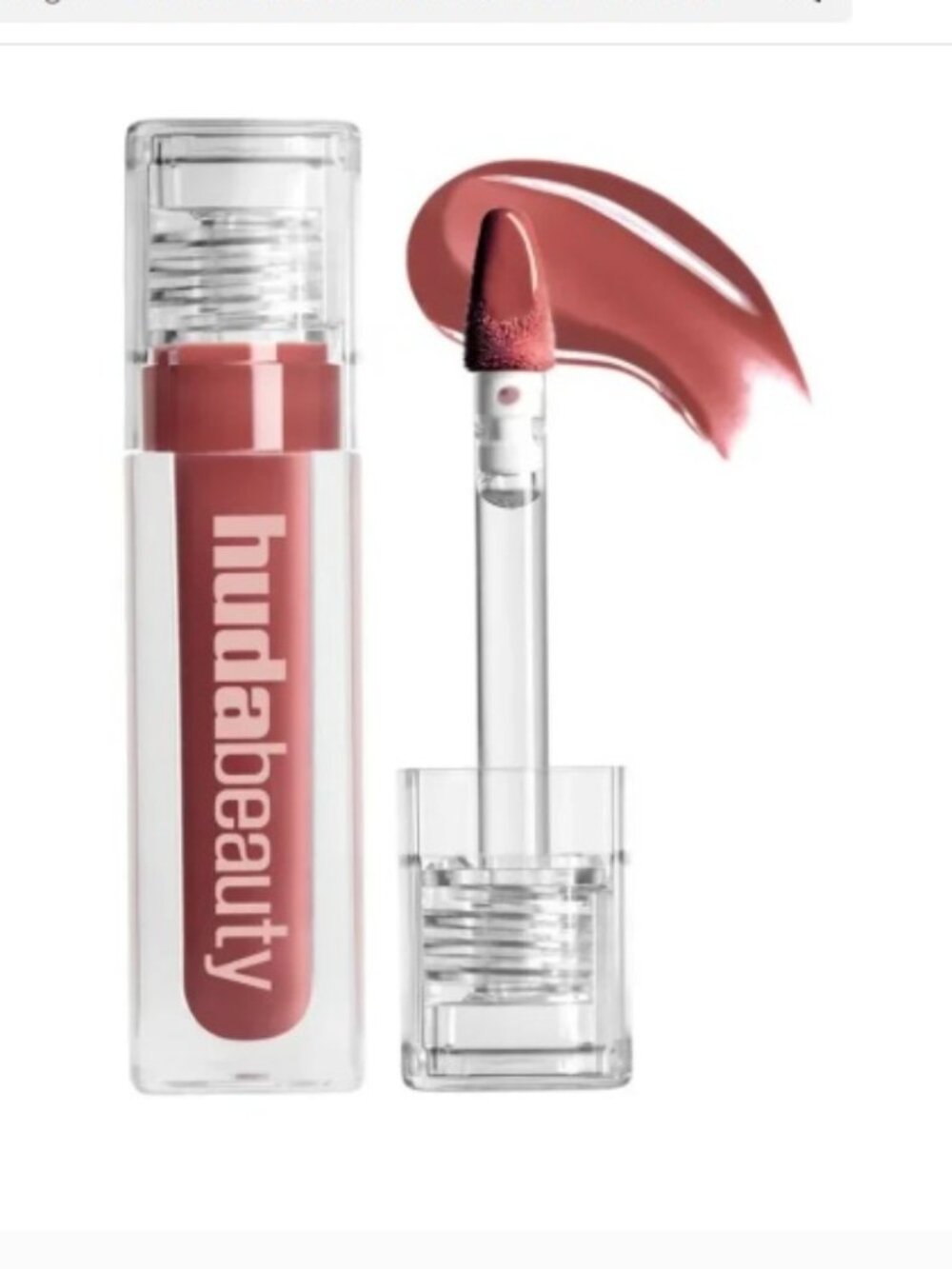 HUDA BEAUTY FAUX FILLER Extra Shine Lip Gloss Bombshell